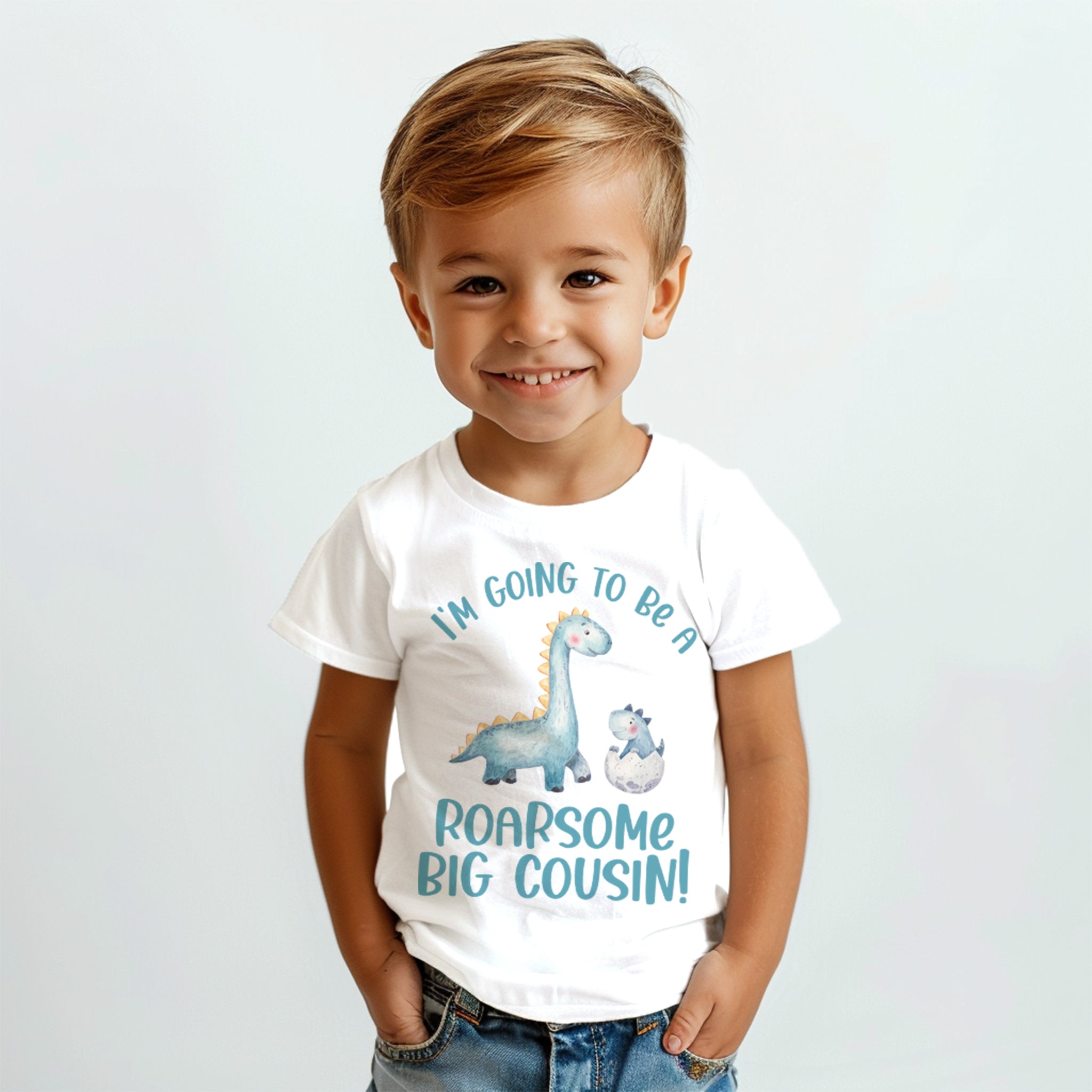 Trendy Tykes This shirt's design is super cute for a little one stepping up to be a 'big cousin'. It's another great piece for family events or for giving as a gift to mark this new chapter in their life.
