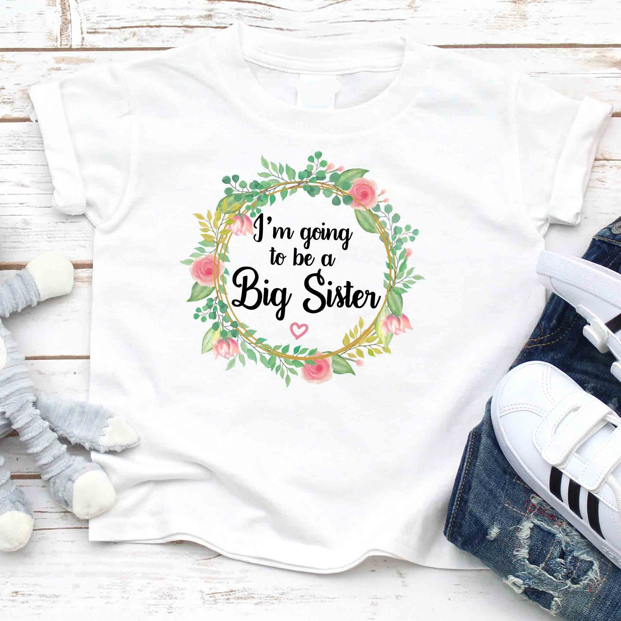 I'm Going To Be a Big Sister Shirt, grown, Big Sister Announcement, Promoted to big sister, grandparents baby announcement