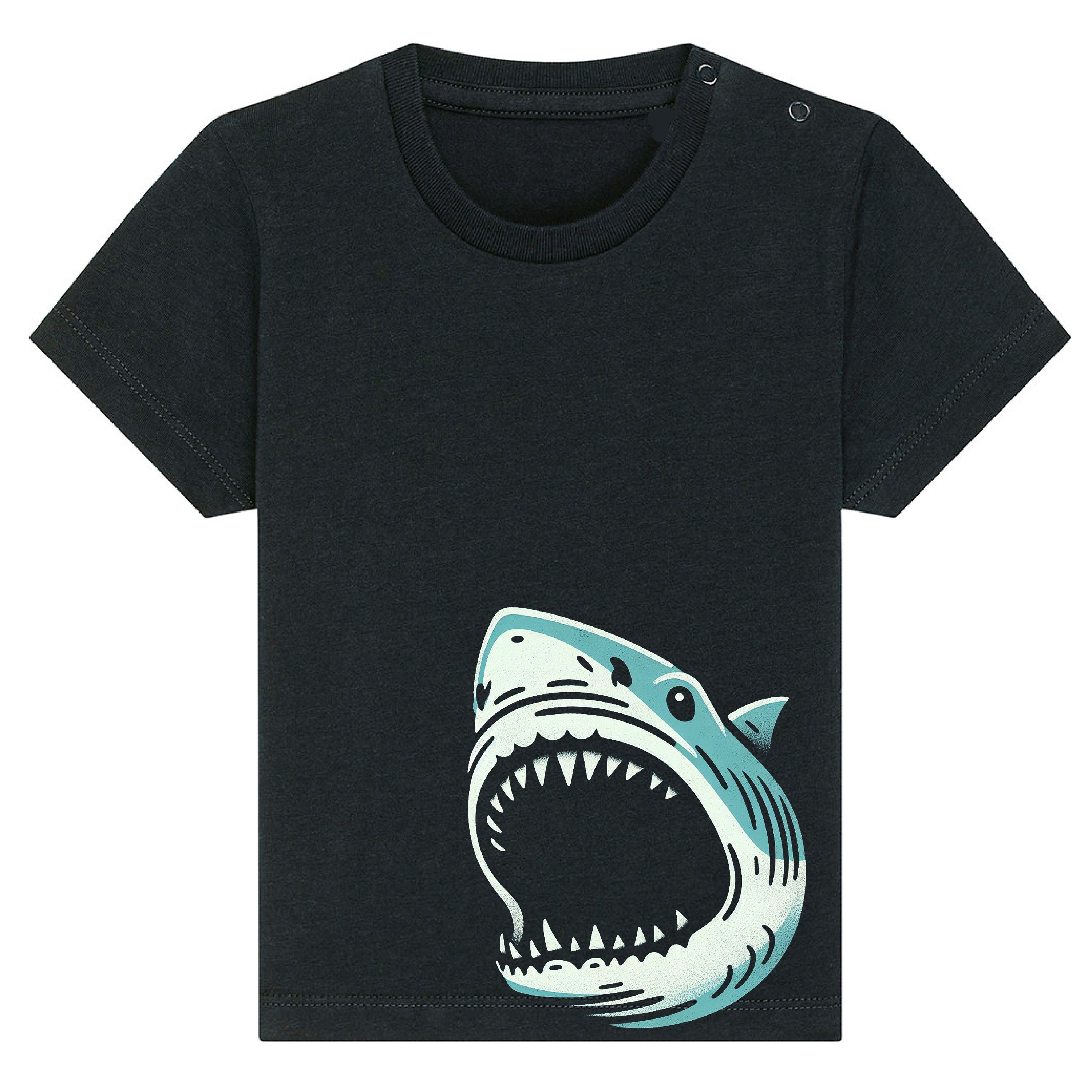 Organic Cotton Shark Graphic T-Shirt for Kids Playful and Eco Friendly Tee for Toddlers & Children Perfect Birthday Gift