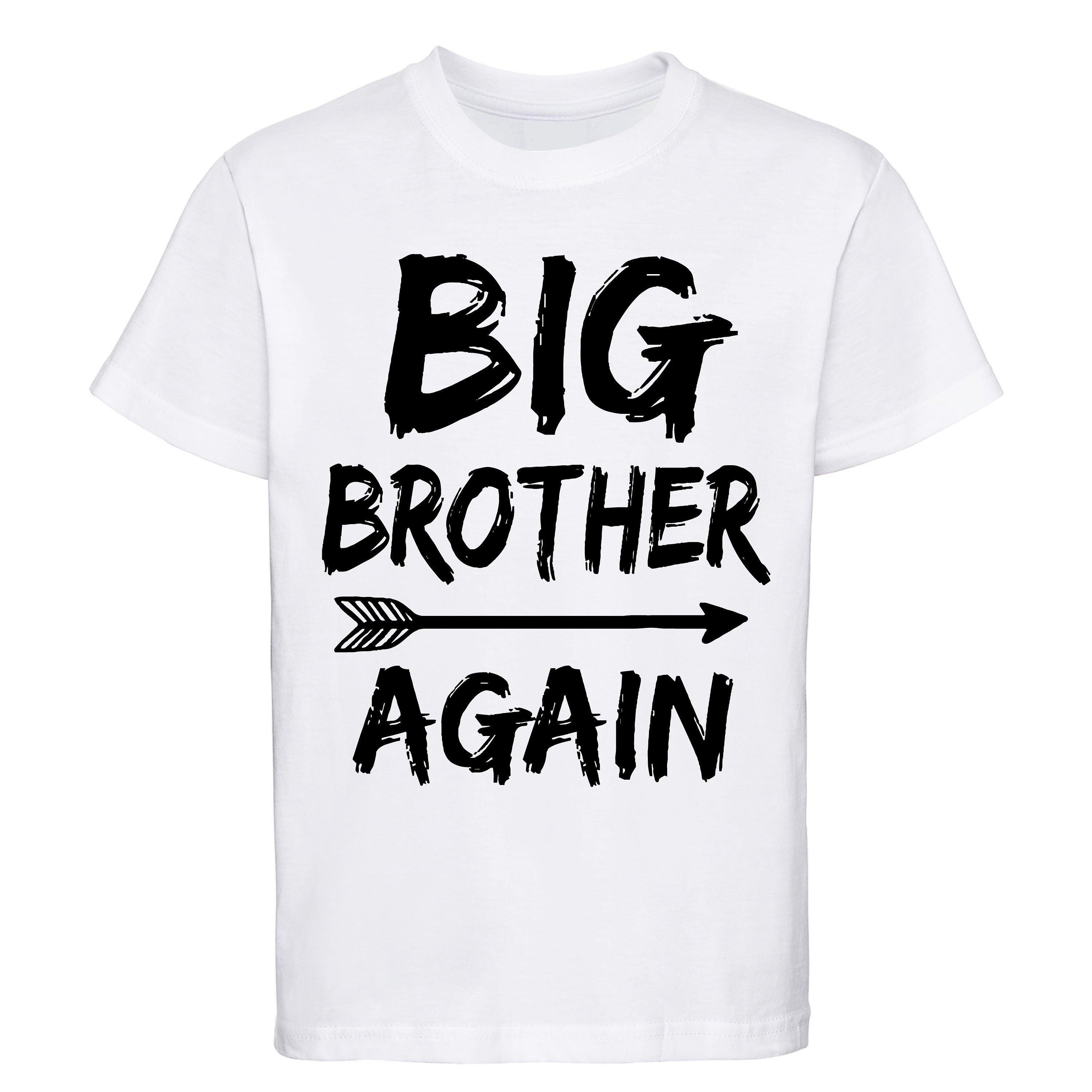 BIG BROTHER AGAIN Kids T-Shirt - Family New Baby Announcement Tee