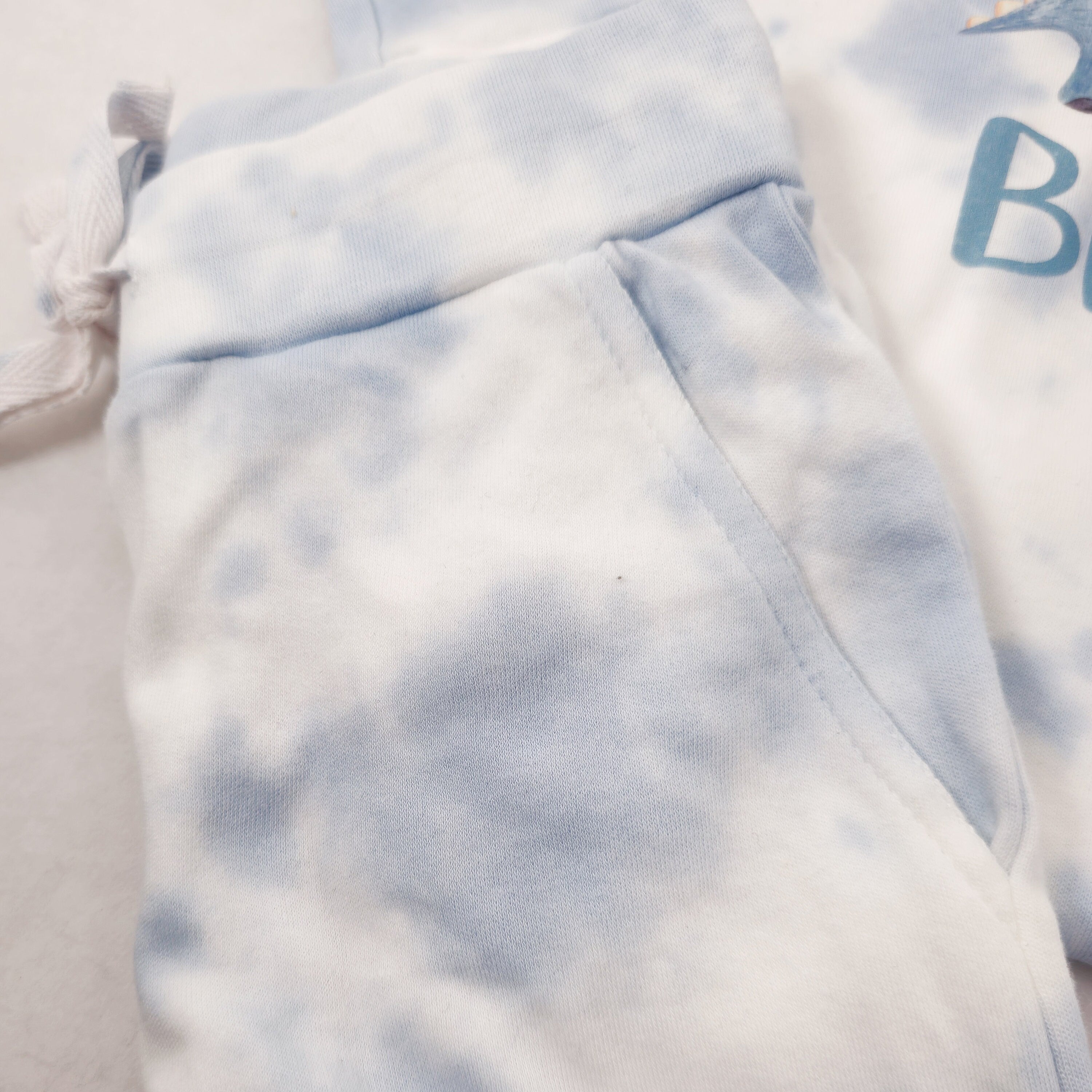 Big Brother Tie Dye Loungewear Set for Boys | New Baby Announcement Idea for Son | Brothersaurus | Gift for Boys