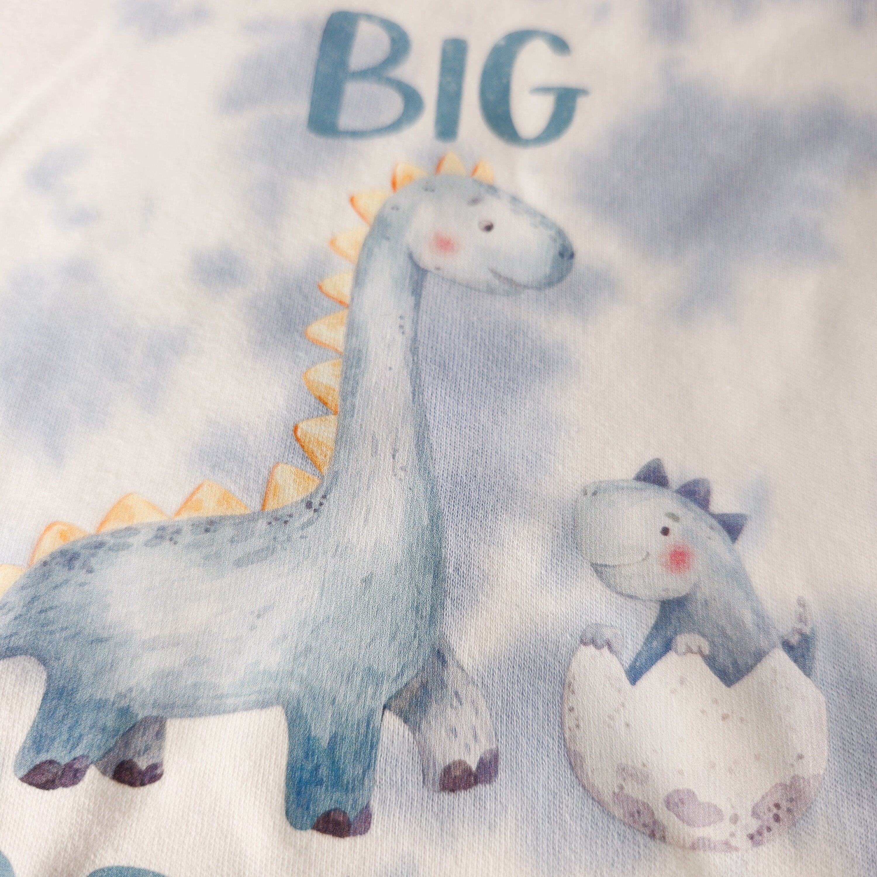 Big Brother Tie Dye Loungewear Set for Boys | New Baby Announcement Idea for Son | Brothersaurus | Gift for Boys