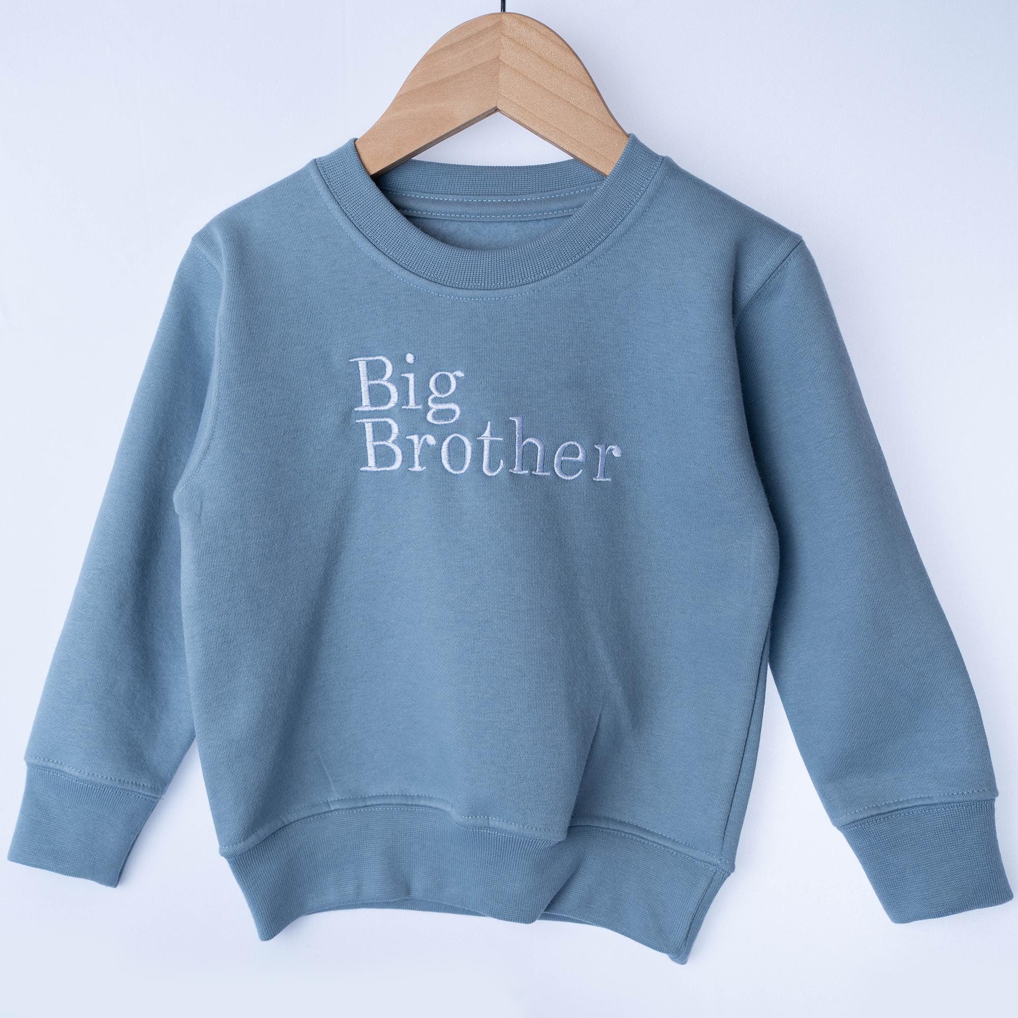 Embroidered Big Brother Sweatshirt | Big Brother Outfit | Sibling Announcement