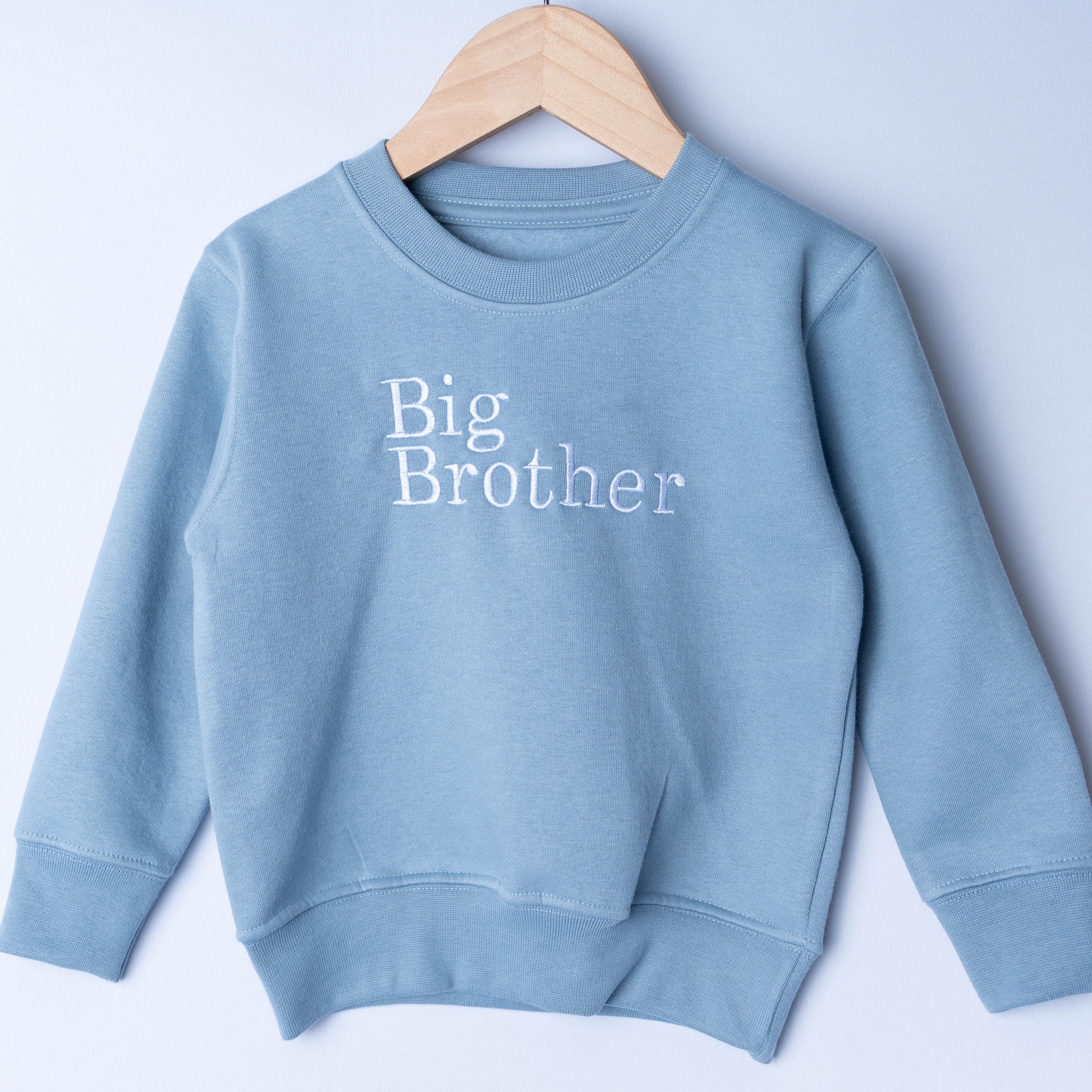Embroidered Big Brother Sweatshirt | Big Brother Outfit | Sibling Announcement