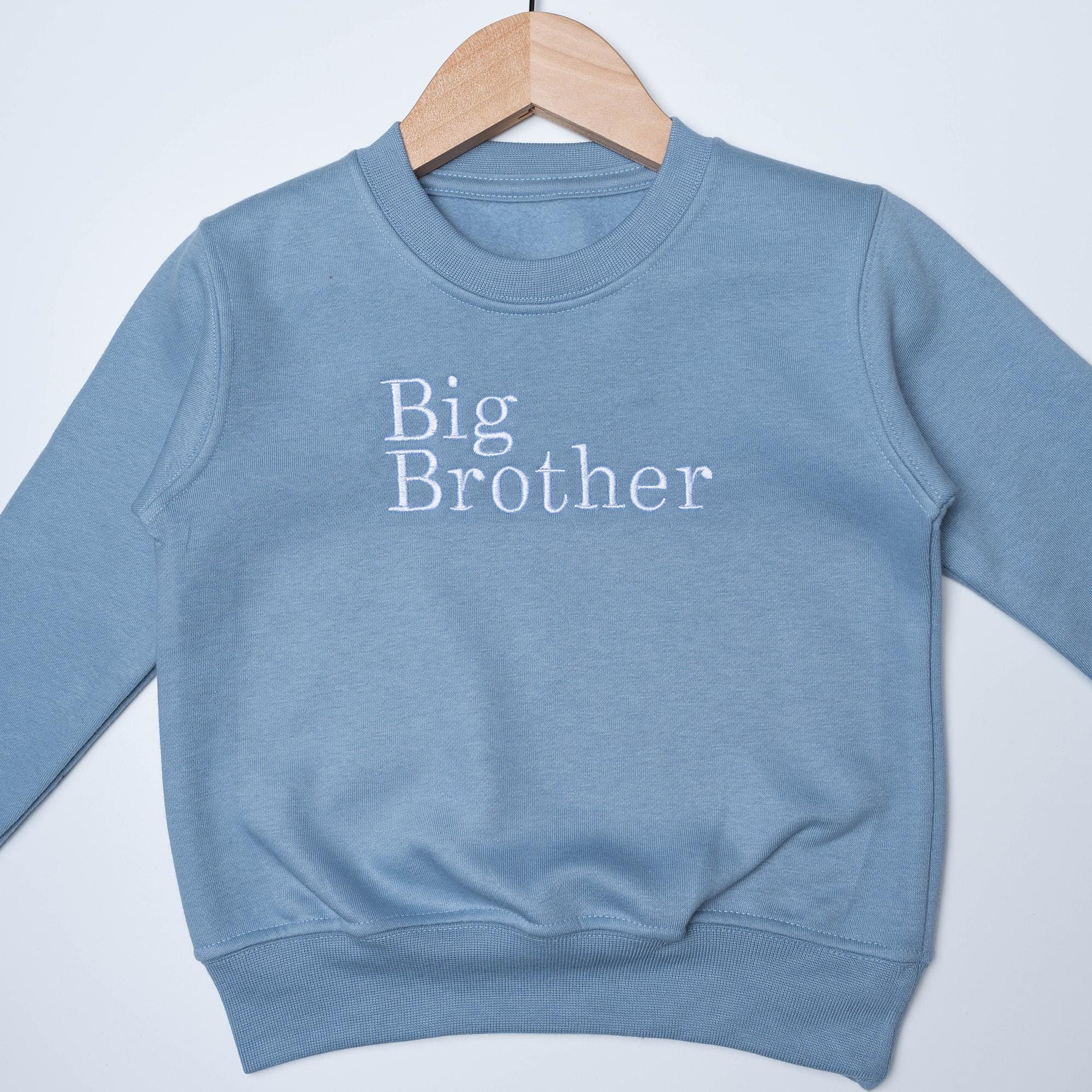 Embroidered Big Brother Sweatshirt | Big Brother Outfit | Sibling Announcement