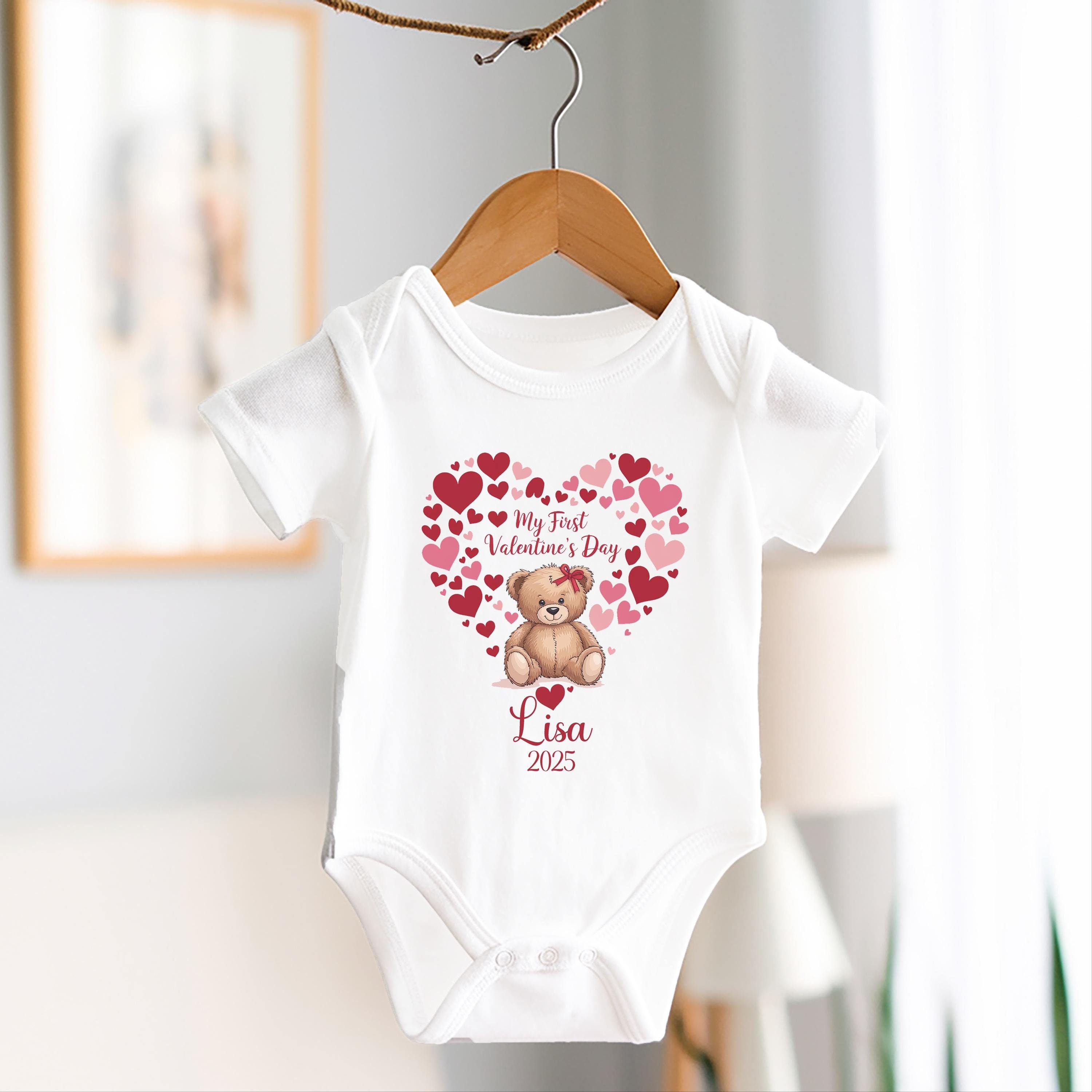 Trendy TYkes My first valentines day 2025 , baby vest