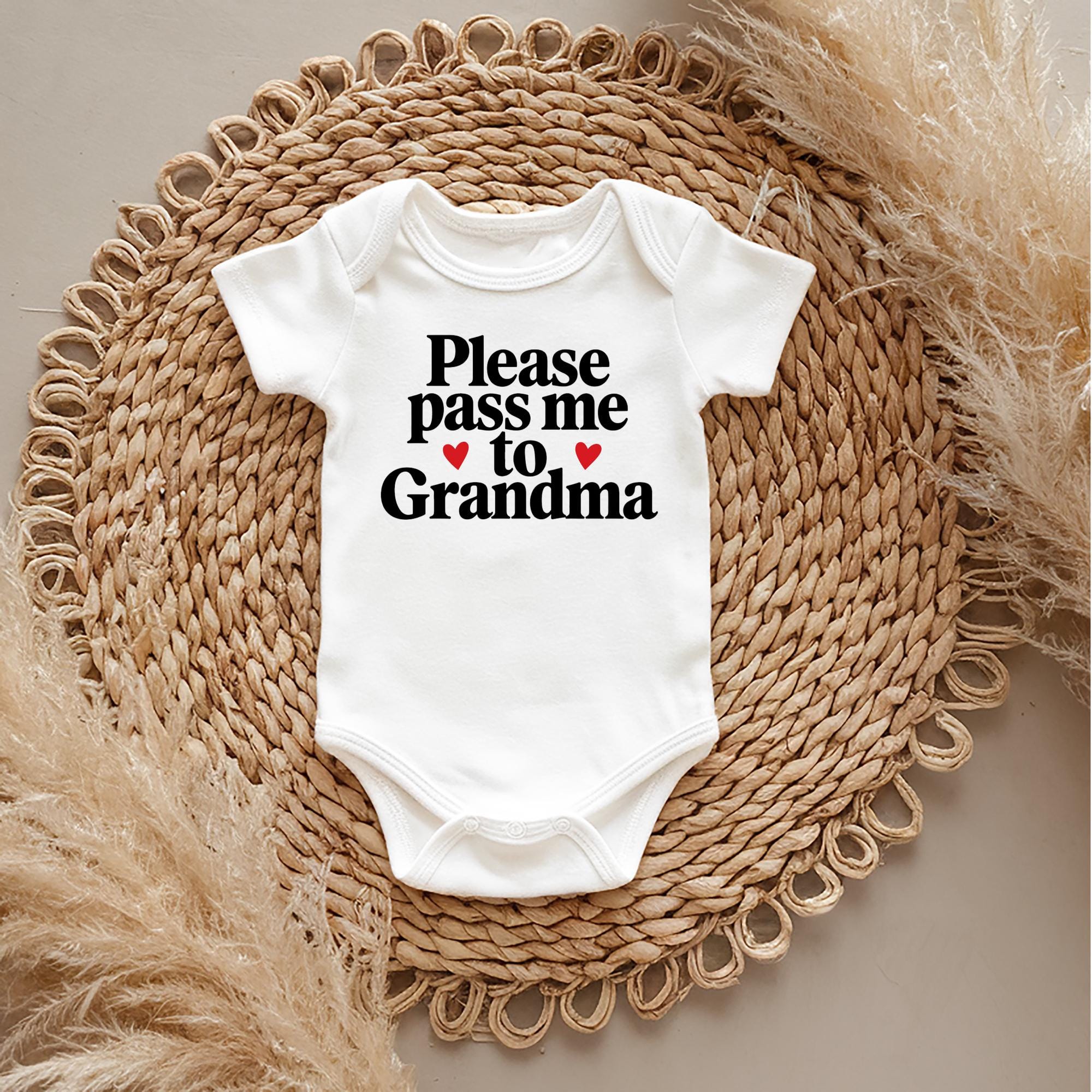 Trendy Tykes Funny Baby Vest Please pass me to Grandma