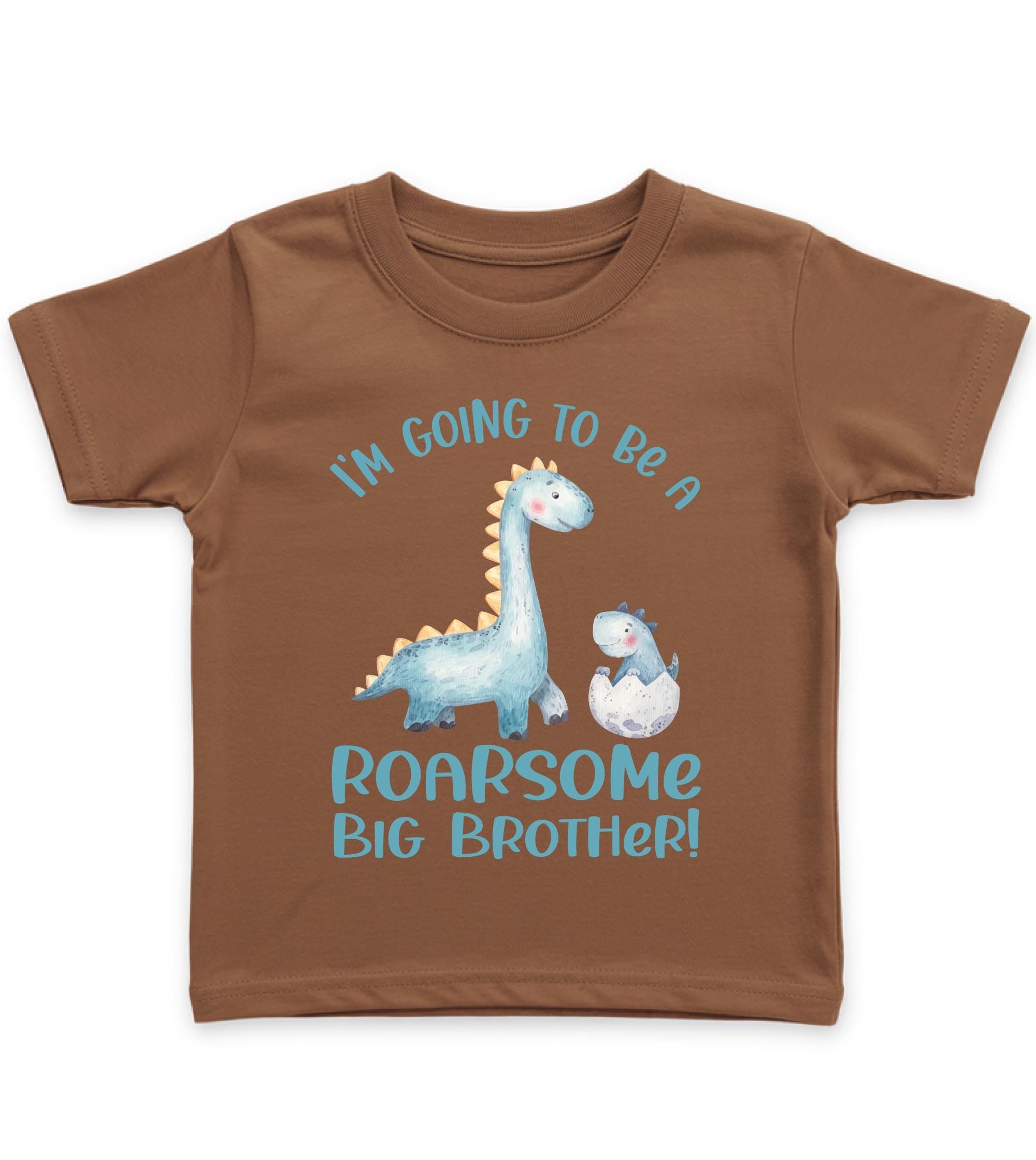 Big Brother Dinosaur T-shirt | New baby announcement top | Roarsome dinosaur |