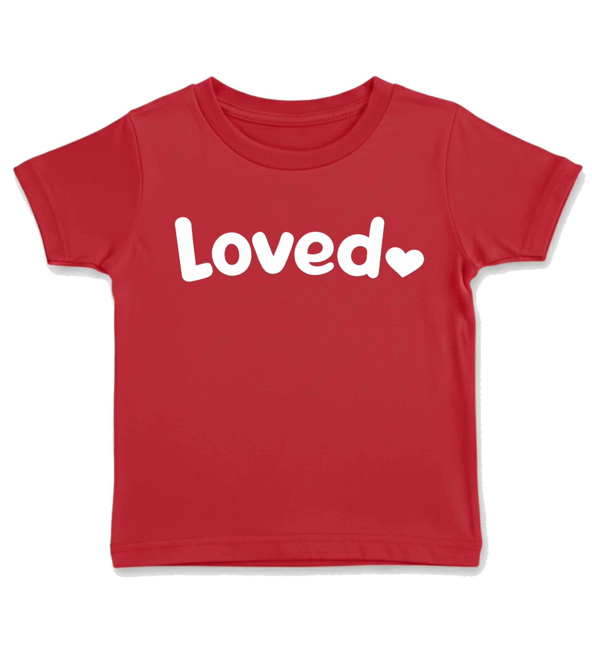 Loved Baby & Toddler T-Shirt | Valentine’s Day Kids Shirt | Unisex Gift for Baby