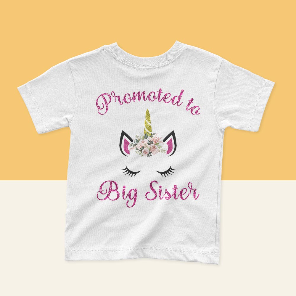 Promoted to Big Sister Unicorn Kids T-Shirt