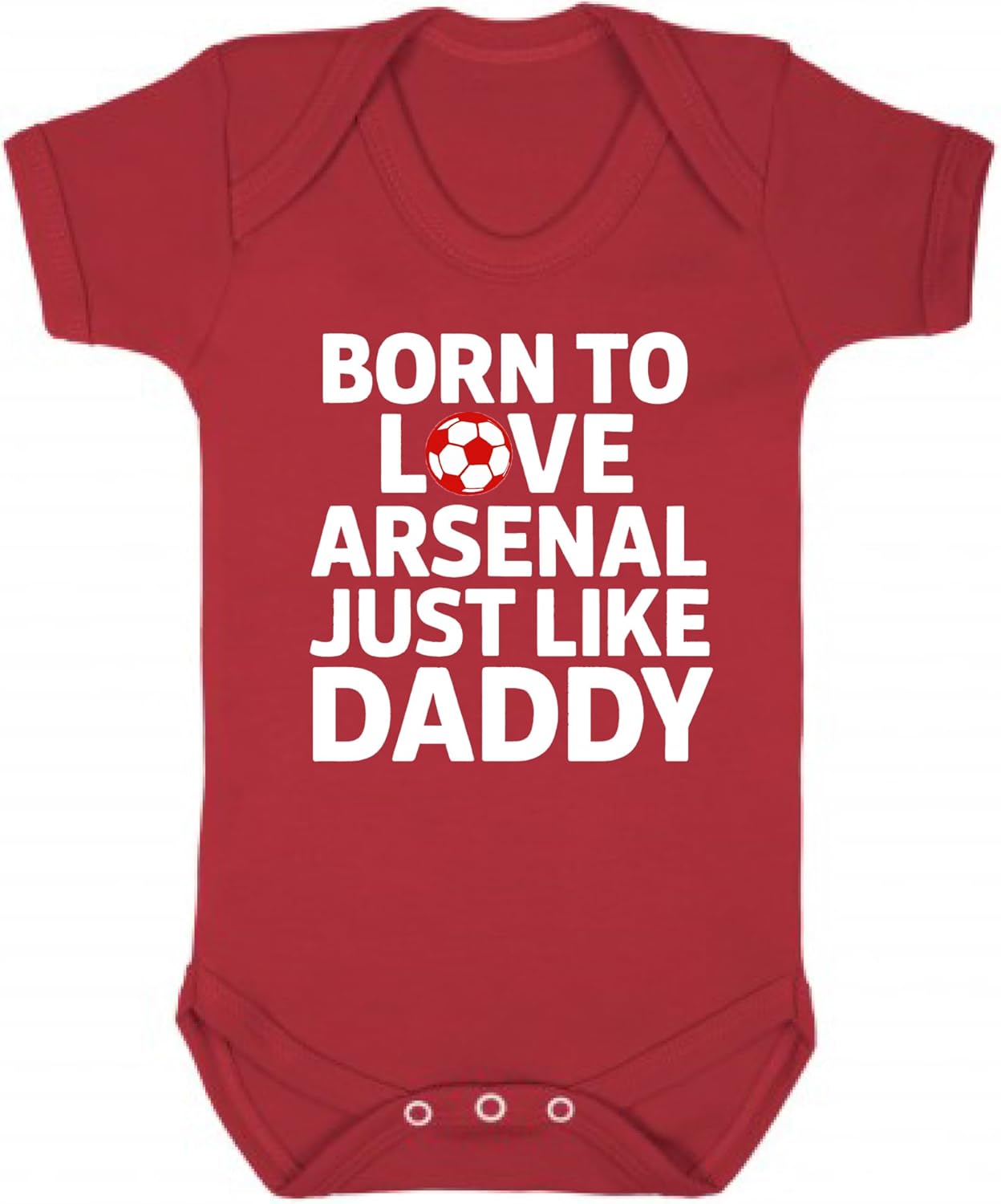 Born to Love Arsenal Just Like Daddy Baby Vest
