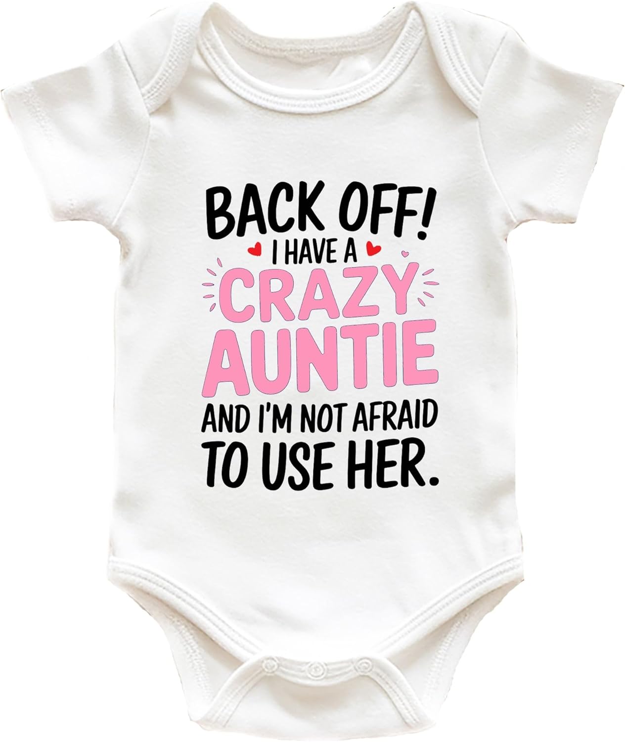 Back Off! I Have a Crazy Auntie – Baby Vest