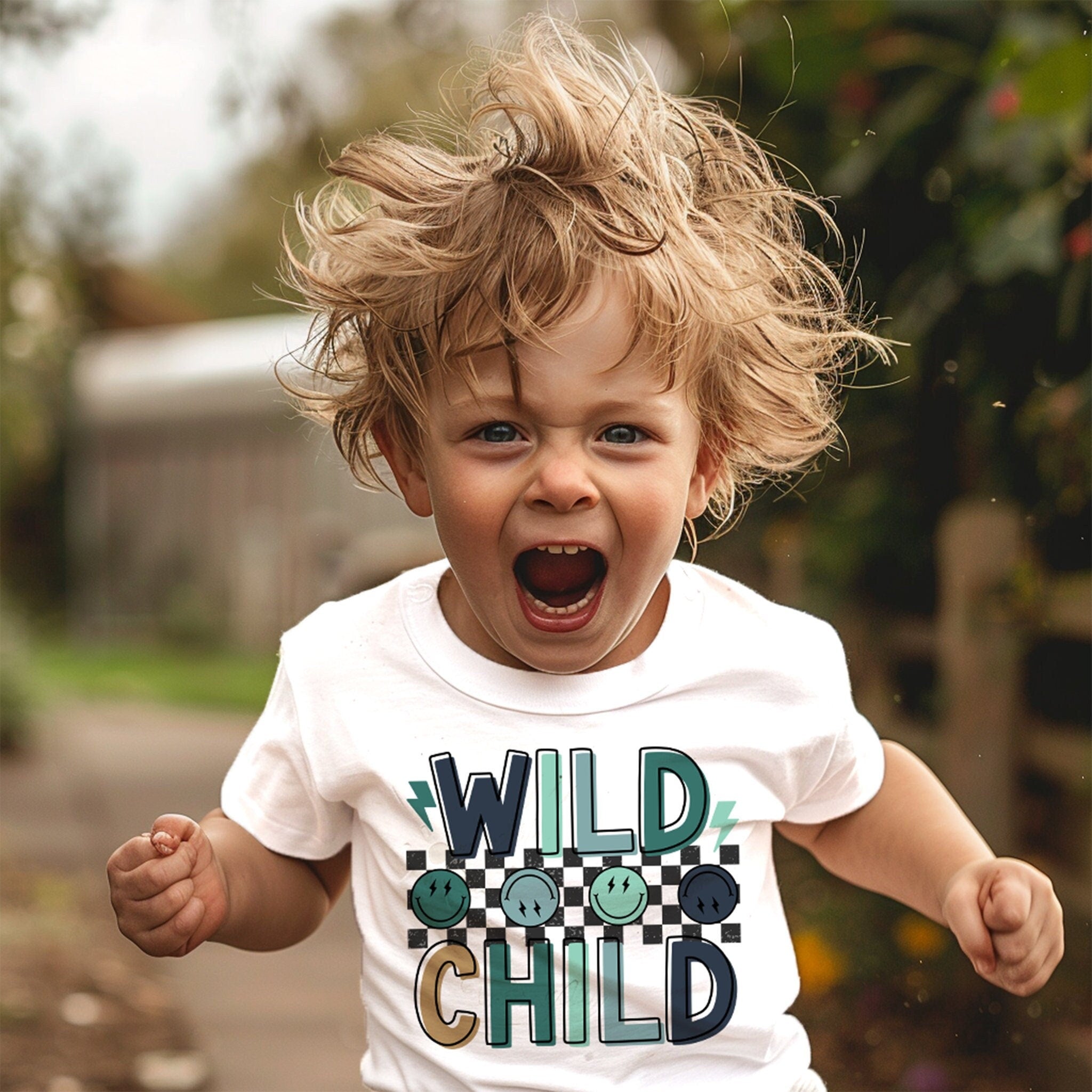 Wild Child T-Shirt for Kids - 100% Cotton