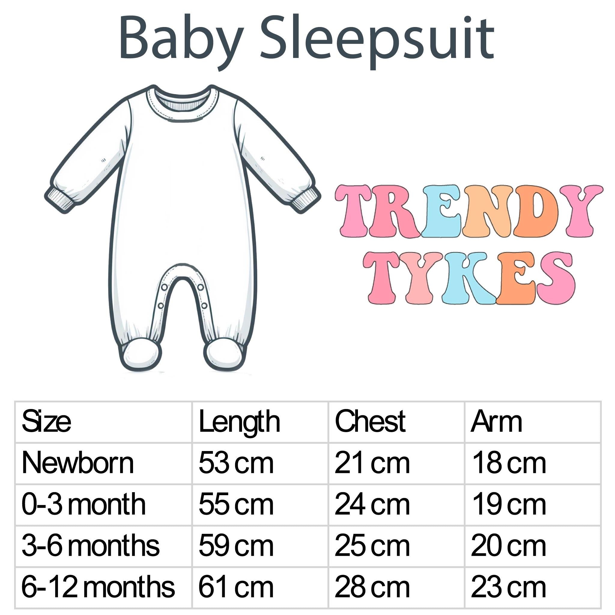 Personalised Baby Grow – Pregnancy Announcement Bodysuit