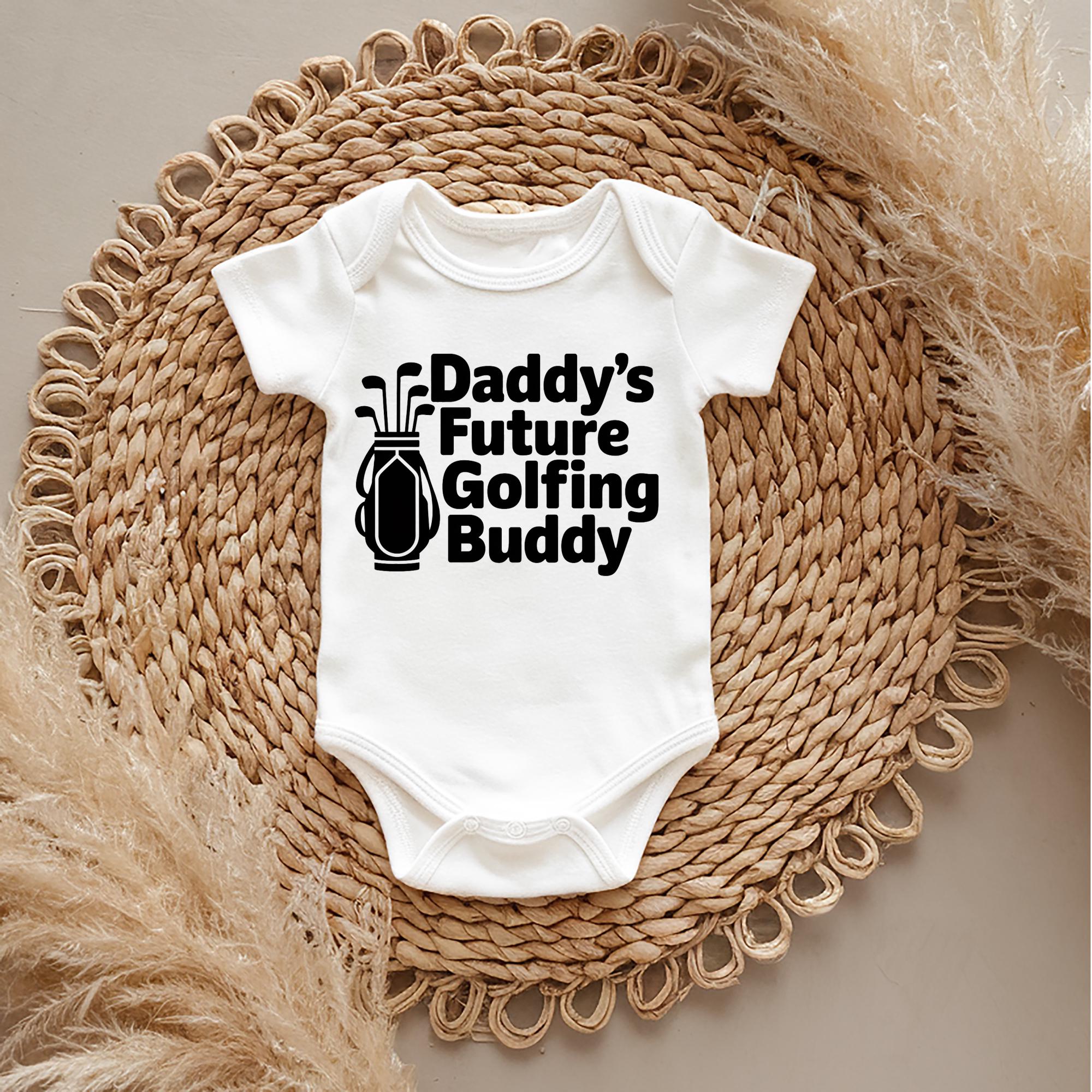 Trendy Tykes Funny Baby Grow Daddys future golfing buddy