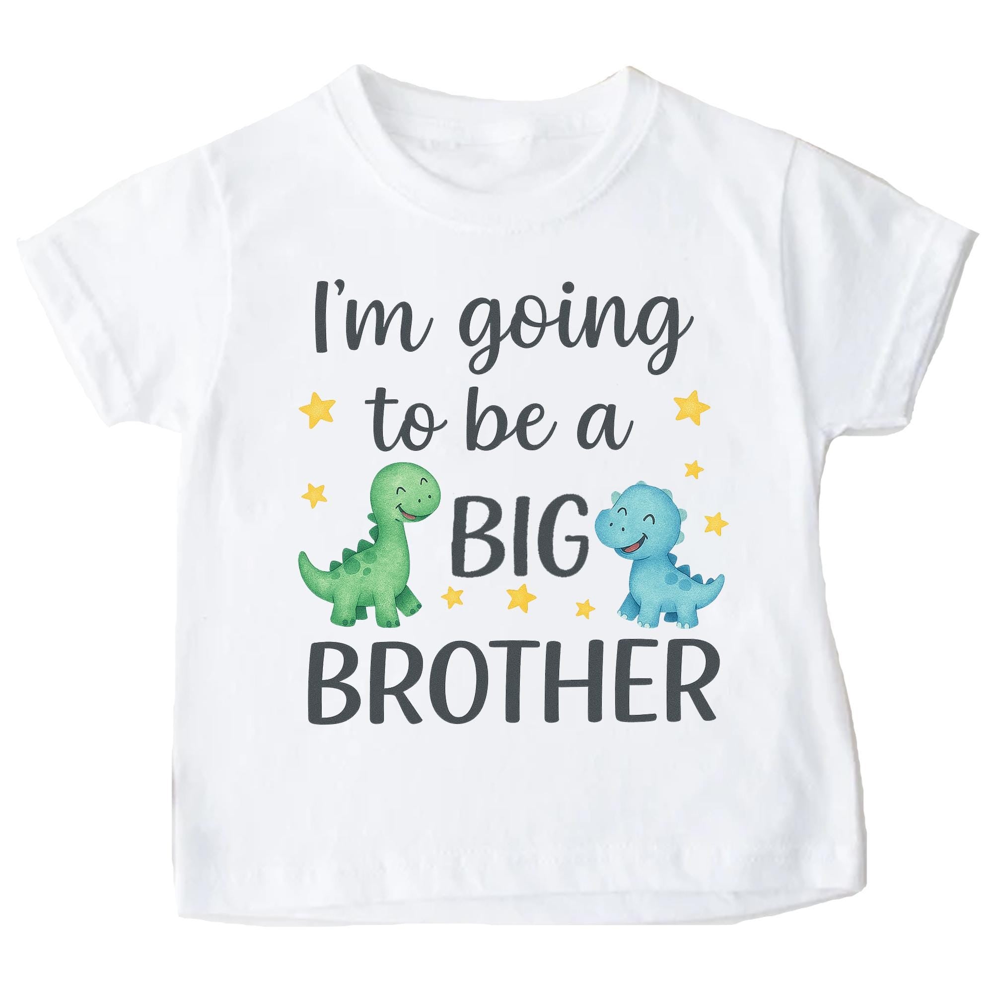 Dinosaur Big Brother Shirt | I'm Going to Be a Big Brother Tee | Big Brother Announcement Top | Cute Dino Sibling Reveal | Boys Big Brother