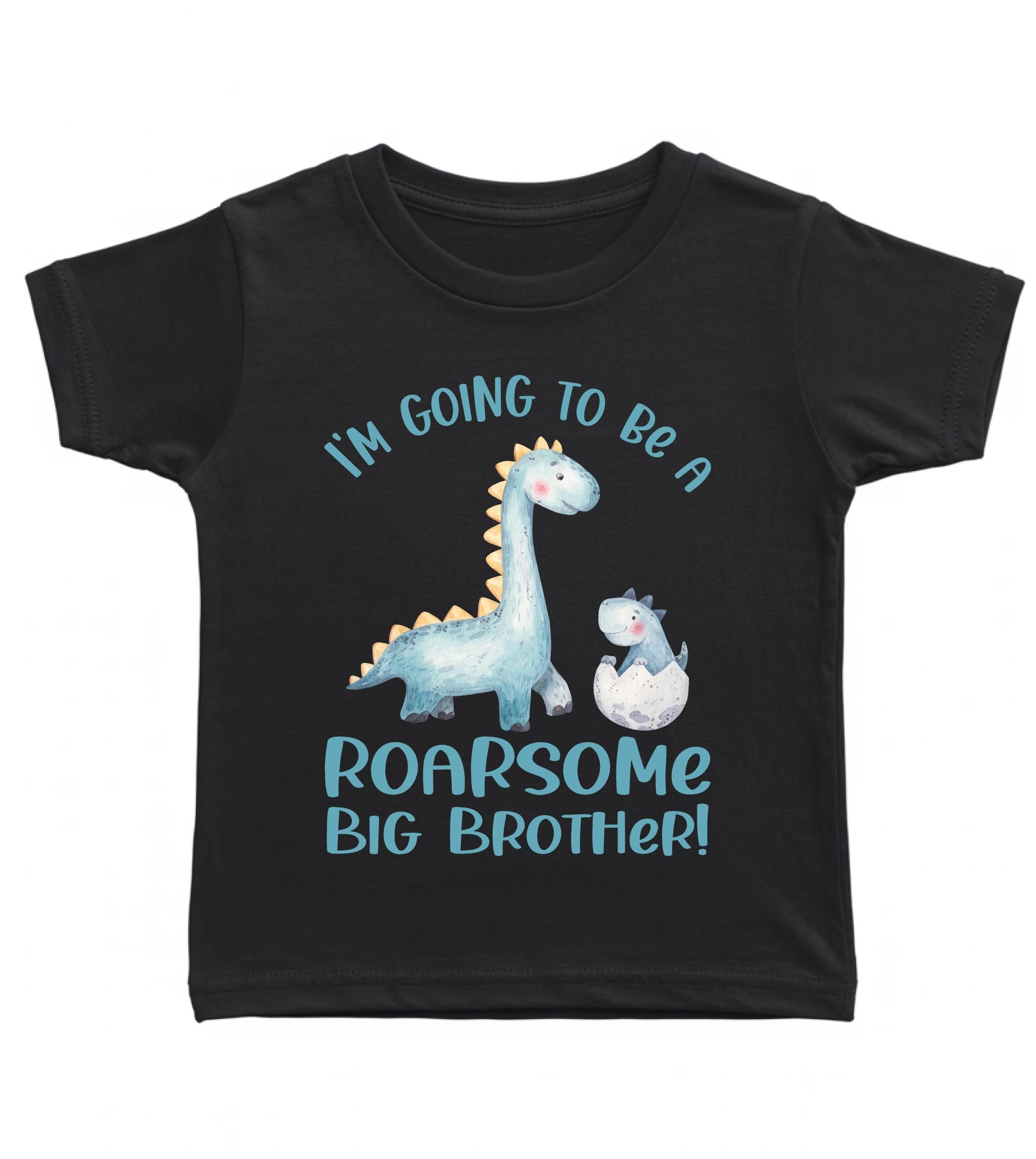 Big Brother Dinosaur T-shirt | New baby announcement top | Roarsome dinosaur |