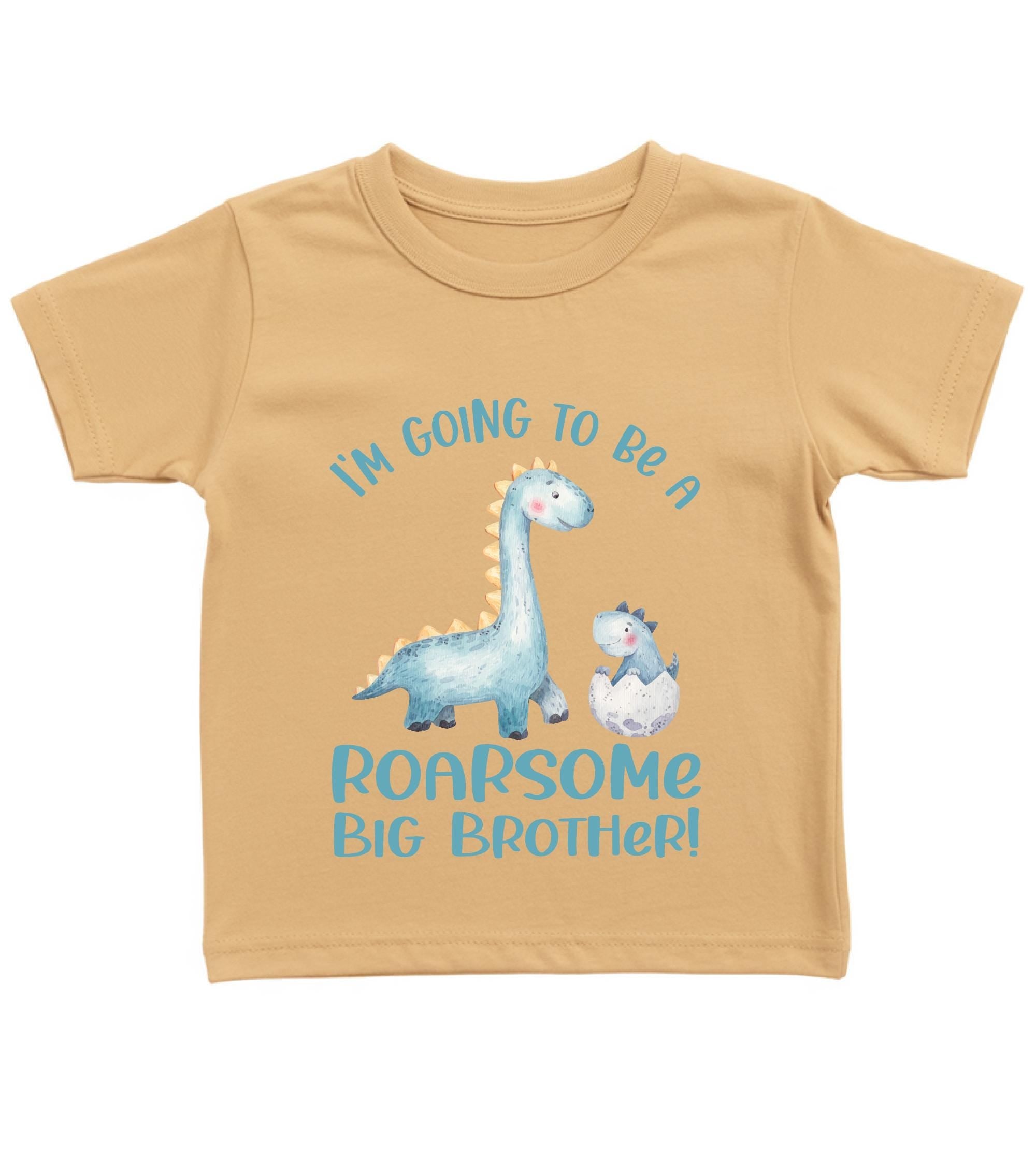 Big Brother Dinosaur T-shirt | New baby announcement top | Roarsome dinosaur |