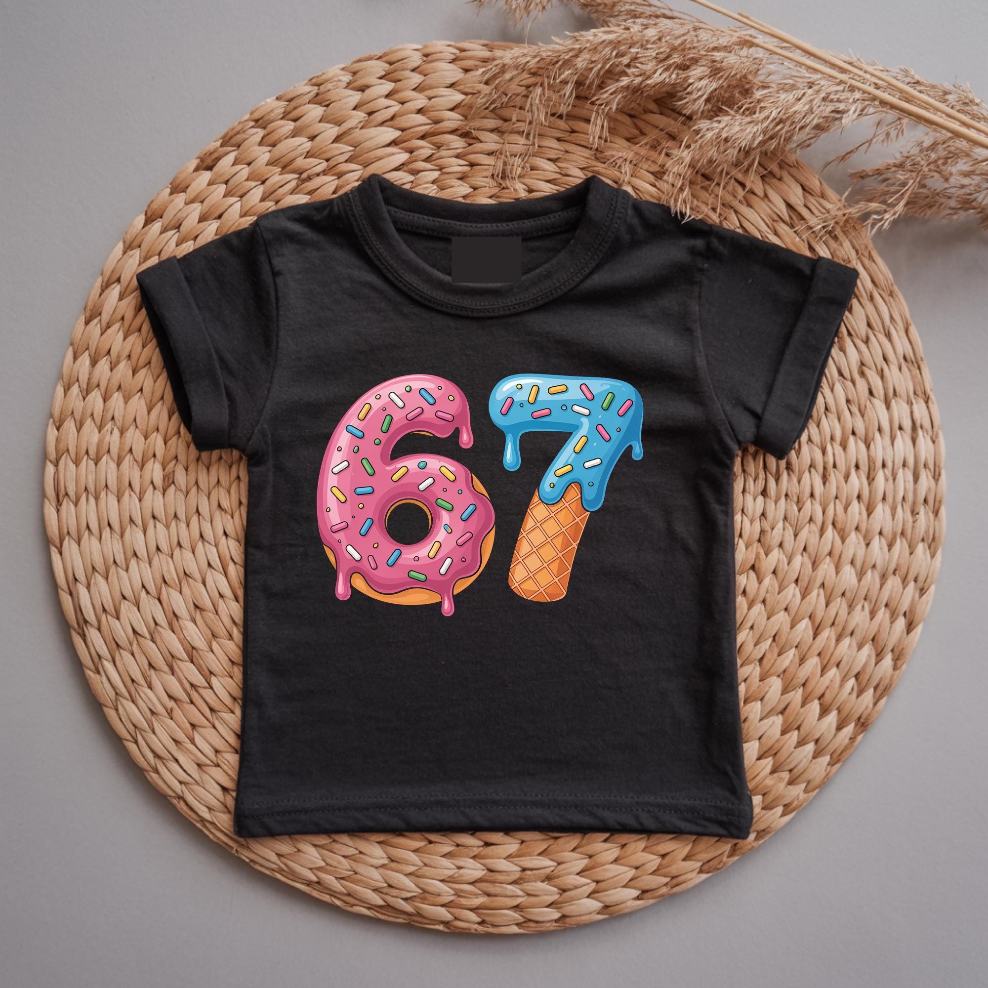 Funny 67 Meme Kids T-Shirt | Trendy Viral Kids Tee | Shirt for Boys or Girls