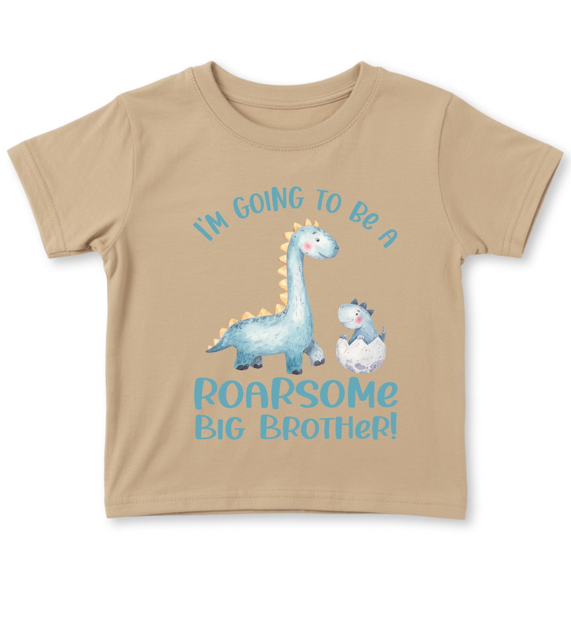 Big Brother Dinosaur T-shirt | New baby announcement top | Roarsome dinosaur |