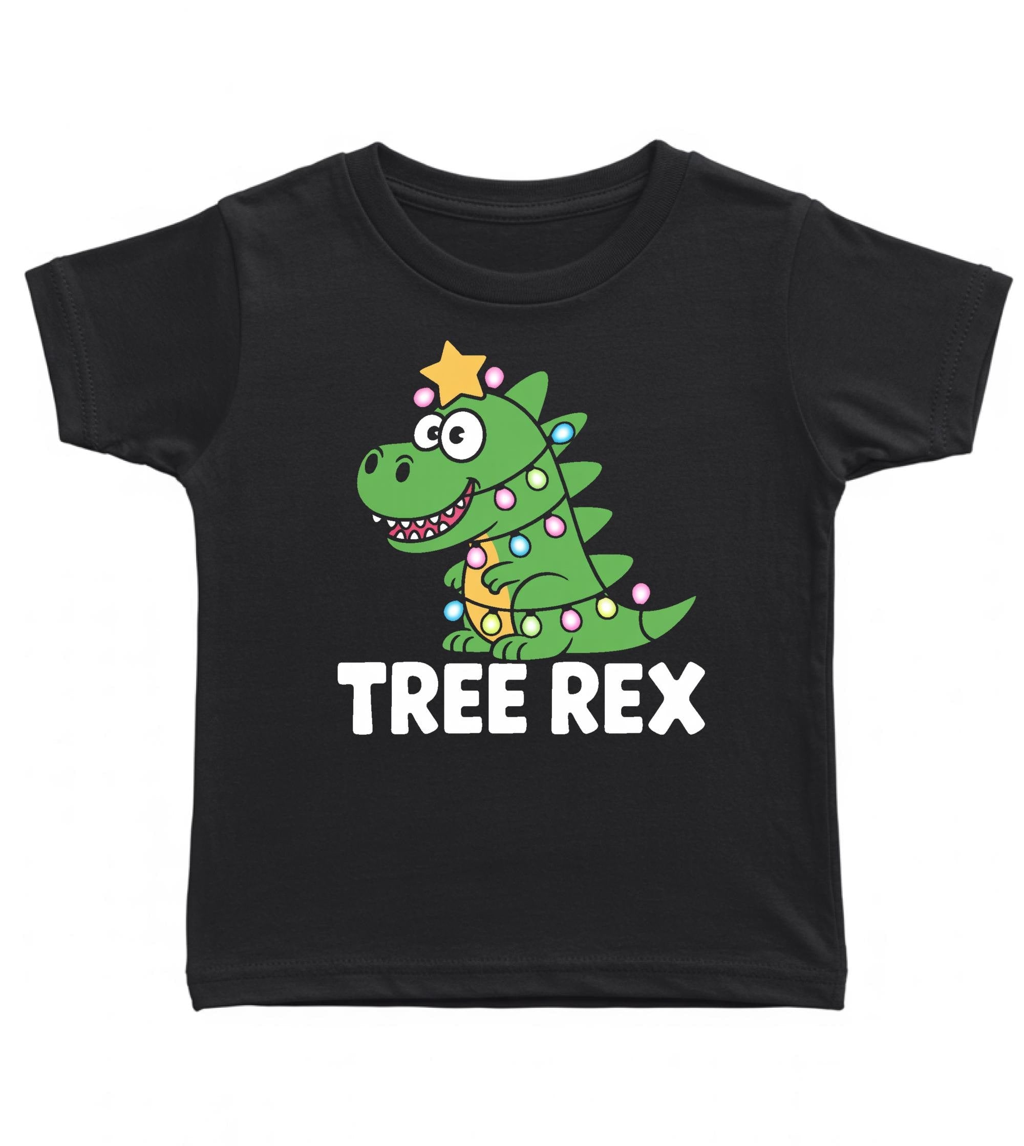 Tree Rex Funny Christmas Dinosaur Pun Holiday Kids Dino Lover Toddler T-shirt