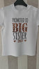Promoted to Big Sister 2024 – New Baby Announcement Idea T-Shirt for Daughter in Leopard Print
