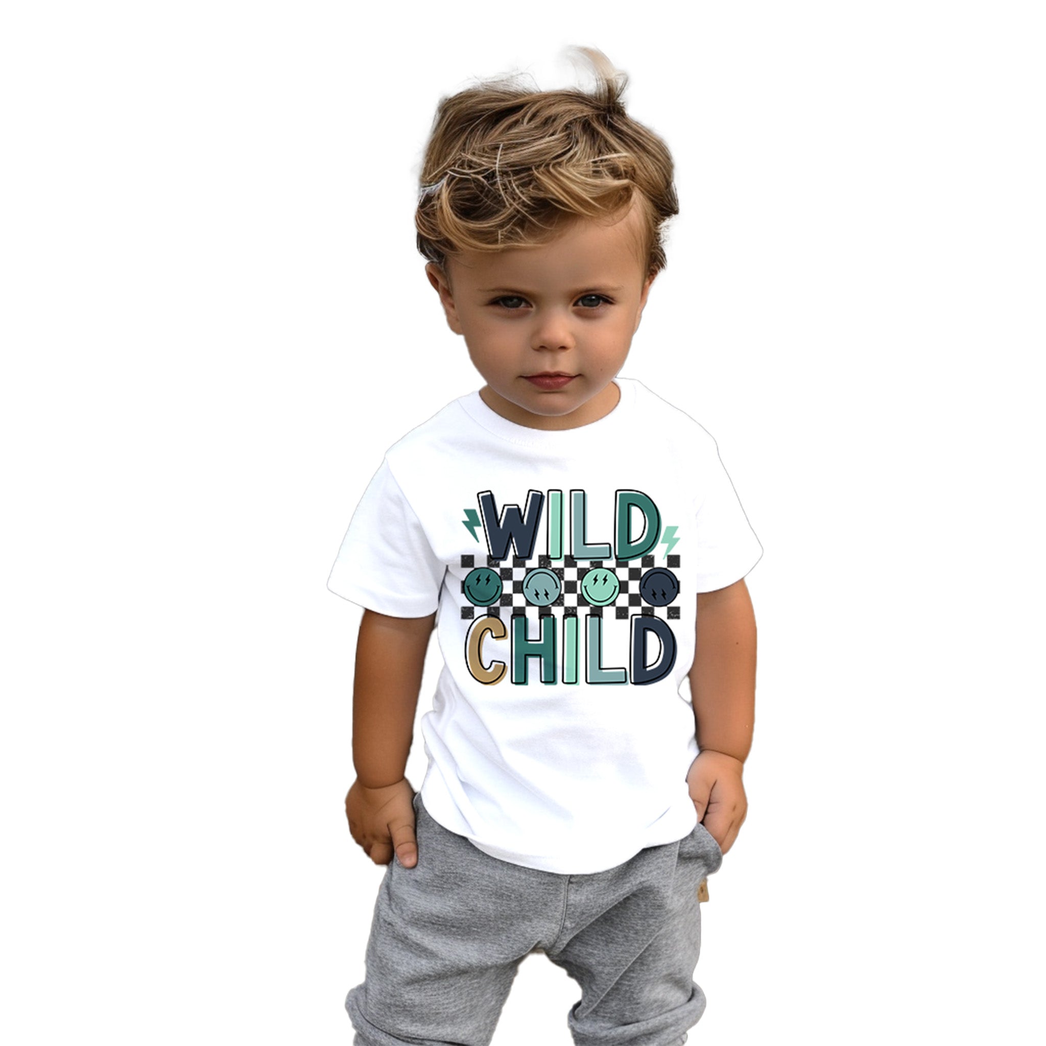 Wild Child T-Shirt for Kids - 100% Cotton